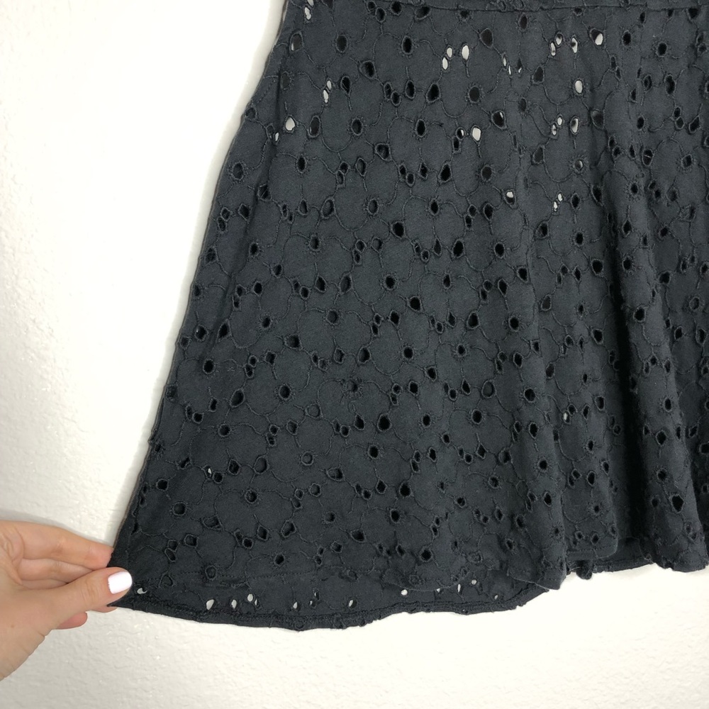 CLEARANCE✨ Free People Cupcake Mali Black Eyelet Tank Top S - Picture 4 of 6
